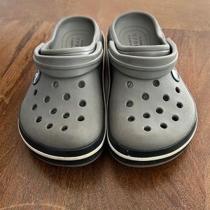 grey crocs